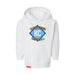 MAS Kansas City Wheelchair Softball Diamond Toddler White Hoodie on a white background