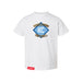 MAS Kansas City Wheelchair Softball Diamond Toddler White T-Shirt on a white background