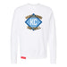 MAS Kansas City Wheelchair Softball Diamond White Crewneck Sweatshirt on a white background