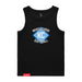 MAS Kansas City Wheelchair Softball Diamond Women's Black Organic Tank Top on a white background