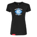 MAS Kansas City Wheelchair Softball Diamond Women's Black Slim T-Shirt on a white background