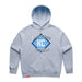 MAS Kansas City Wheelchair Softball Diamond Women's Powder Modern Hoodie on a white background