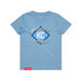 MAS Kansas City Wheelchair Softball Diamond Youth Carolina Blue T-Shirt on a white background