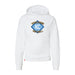 MAS Kansas City Wheelchair Softball Diamond Youth White Hoodie on a white background