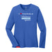 MAS Kansas City Wheelchair Softball I Love Somebody at MAS Women's Royal Long Sleeve T-Shirt on a white background