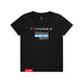 MAS Kansas City Wheelchair Softball I Love Somebody at MAS Youth Black T-Shirt on a white background