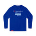 MAS Kansas City Wheelchair Softball I Love Somebody at MAS Youth Royal Long Sleeve T-Shirt on a white background