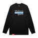 MAS Kansas City Wheelchair Softball MAS Logo Black Long Sleeve T-Shirt on a white background