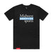 MAS Kansas City Wheelchair Softball MAS Logo Black T-Shirt on a white background
