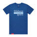 MAS Kansas City Wheelchair Softball MAS Logo Bright Royal T-Shirt on a white background