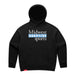 MAS Kansas City Wheelchair Softball MAS Logo Women's Black Modern Hoodie on a white background