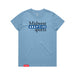 MAS Kansas City Wheelchair Softball MAS Logo Women's Carolina Blue T-Shirt on a white background