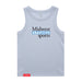 MAS Kansas City Wheelchair Softball MAS Logo Women's Powder Organic Tank Top on a white background