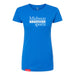 MAS Kansas City Wheelchair Softball MAS Logo Women's Royal Slim T-Shirt on a white background