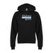 MAS Kansas City Wheelchair Softball MAS Logo Youth Black Hoodie on a white background