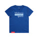 MAS Kansas City Wheelchair Softball MAS Logo Youth Royal T-Shirt on a white background