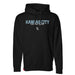 MAS Kansas City Wheelchair Softball Script Black Hoodie on a white background