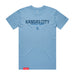 MAS Kansas City Wheelchair Softball Script Carolina Blue T-Shirt on a white background