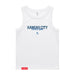 MAS Kansas City Wheelchair Softball Script Women's White Organic Tank Top on a white background