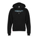 MAS Kansas City Wheelchair Softball Script Youth Black Hoodie on a white background
