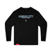 MAS Kansas City Wheelchair Softball Script Youth Black Long Sleeve T-Shirt on a white background