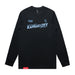 MAS Kansas City Wheelchair Softball Slant Navy Long Sleeve T-Shirt on a white background