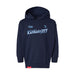 MAS Kansas City Wheelchair Softball Slant Toddler Navy Hoodie on a white background