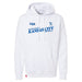 MAS Kansas City Wheelchair Softball Slant White Hoodie on a white background