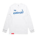 MAS Kansas City Wheelchair Softball Slant White Long Sleeve T-Shirt on a white background