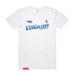 MAS Kansas City Wheelchair Softball Slant White T-Shirt on a white background