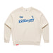 MAS Kansas City Wheelchair Softball Slant Women's Ecru Modern Crewneck Sweatshirt on a white background
