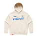 MAS Kansas City Wheelchair Softball Slant Women's Ecru Modern Hoodie on a white background