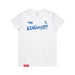 MAS Kansas City Wheelchair Softball Slant Women's White T-Shirt on a white background