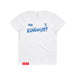 MAS Kansas City Wheelchair Softball Slant Youth White T-Shirt on a white background