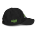 Right angle of the MAS Kansas City Advantage Wheelchair Tennis Wordmark Black Youth Dad Hat against a white background