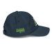 Right angle of the MAS Kansas City Advantage Wheelchair Tennis Wordmark Navy Youth Dad Hat against a white background