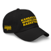 Front right angle of the MAS Kansas City Kings Wheelchair Basketball Black Dad Hat against a white background