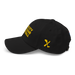 Left side angle of the MAS Kansas City Kings Wheelchair Basketball Black Dad Hat against a white background