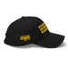 Right side angle of the MAS Kansas City Kings Wheelchair Basketball Black Dad Hat against a white background
