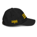 Right side angle of the MAS Kansas City Kings Wheelchair Basketball Black Youth Dad Hat against a white background