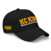 Front right angle of the MAS Kansas City Kings Wheelchair Basketball KC Kings Black Dad Hat against a white background
