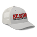 Front right angle of the MAS Kansas City Kings Wheelchair Basketball KC Kings Silver Curved Bill Trucker Snapback against a white background