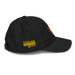 Right side angle of the MAS Kansas City Kings Wheelchair Basketball Lion Black Youth Dad Hat against a white background