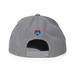 Back angle of the MAS Kansas City Kings Wheelchair Basketball Lion Silver Flat Bill Snapback against a white background