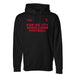 MAS Kansas City Wheelchair Football Black & Red Hoodie on a white background