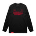 MAS Kansas City Wheelchair Football Black & Red Long Sleeve T-Shirt on a white background