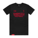 MAS Kansas City Wheelchair Football Black & Red T-Shirt on a white background