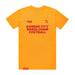 MAS Kansas City Wheelchair Football Gold & Red T-Shirt on a white background
