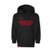 MAS Kansas City Wheelchair Football Toddler Black & Red Hoodie on a white background