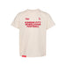 MAS Kansas City Wheelchair Football Toddler Natural & Red T-Shirt on a white background